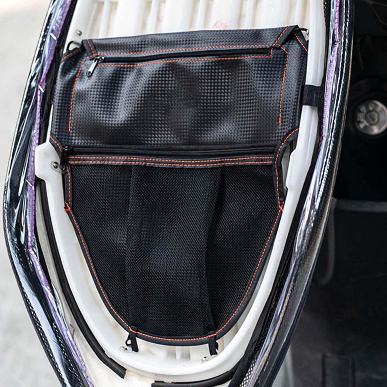 Motorcycle under Seat Storage Bag Sturdy Easy to Install Polyester Organizer
