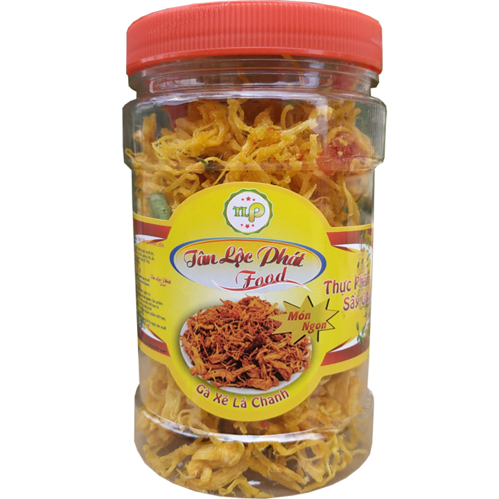KHÔ GÀ LÁ CHANH HIỆU TÂN LỘC PHÁT - HŨ 100G