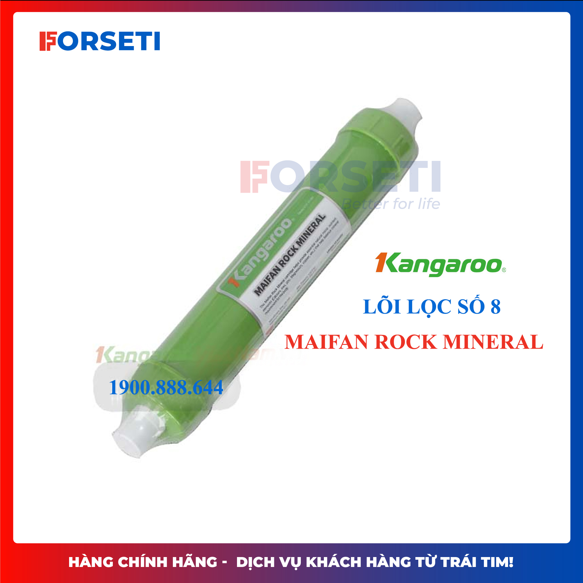 [Hàng chính hãng] - Lõi lọc nước Maifan rock Kangaroo lõi khoáng đá Maifan lõi số 8 Kangaroo