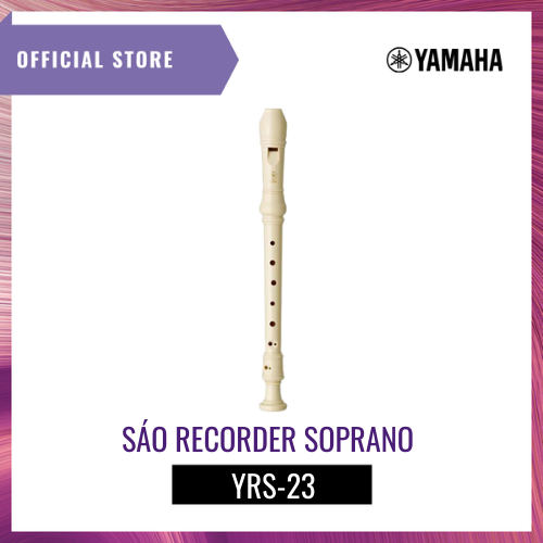 Sáo dọc Recorder Soprano YAMAHA YRS-23 kèm túi đựng - Nốt thổi German, tiêu chuẩn giáo dục quốc tế