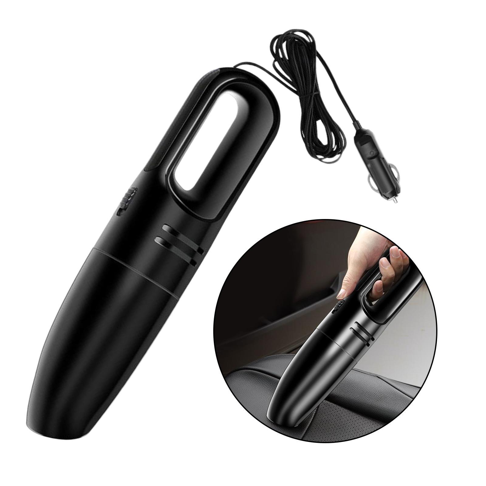 Portable Car Vacuum Cleaner, High Power Corded/Cordless Handheld Vacuum,12V 120W 6000PA for Car Interior Detailing Cleaning