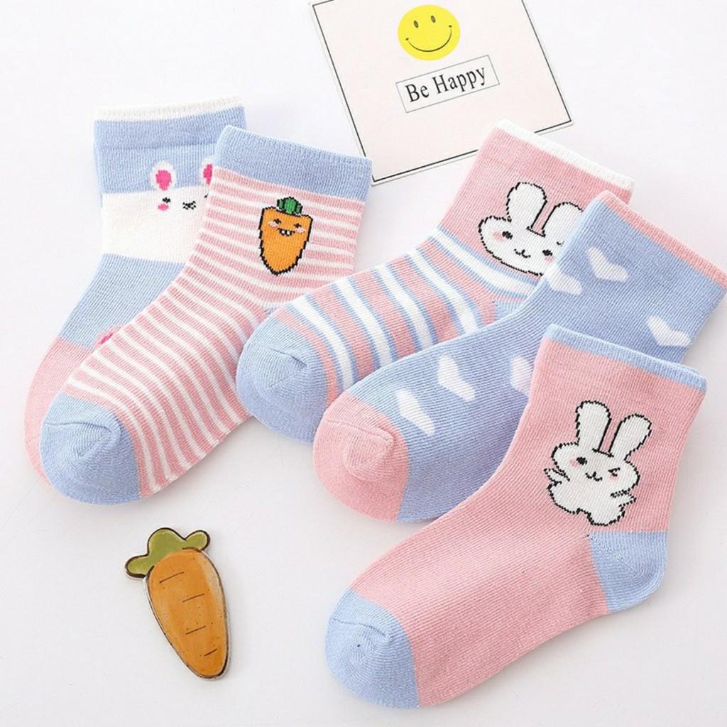 Set 2 đôi tất Kid Sock chống trượt điều hòa cho bé