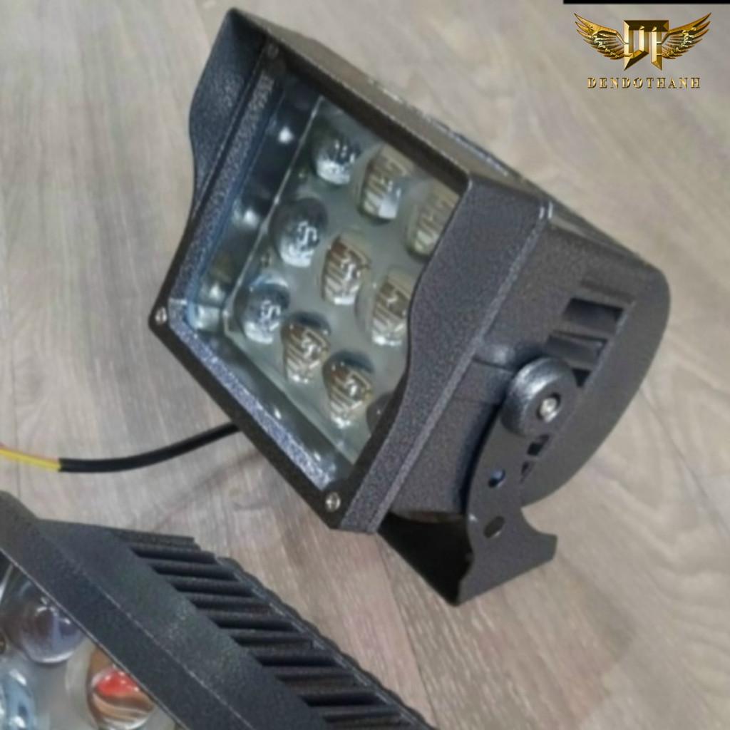 Đèn rọi cột vuông vũ góc chiếu to rộng RSV65, mặt led thấu kính gương cầu chiếu xa ,đèn trang trí ngoại cảnh cao cấp DDT - 18w
