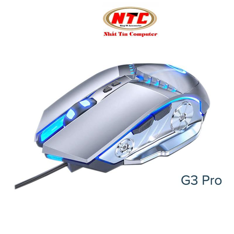 Chuột game cao cấp G3PRO led đa màu - DPI lên đến 4000 (2 kiểu hoa văn)