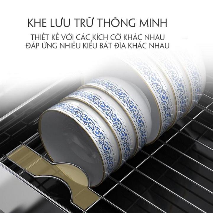 KỆ ĐỰNG CHÉN ĐĨA 2 TẦNG ĐỂ RÁO NƯỚC DELUXE RACK DRAIN ️ FREESHIP ️