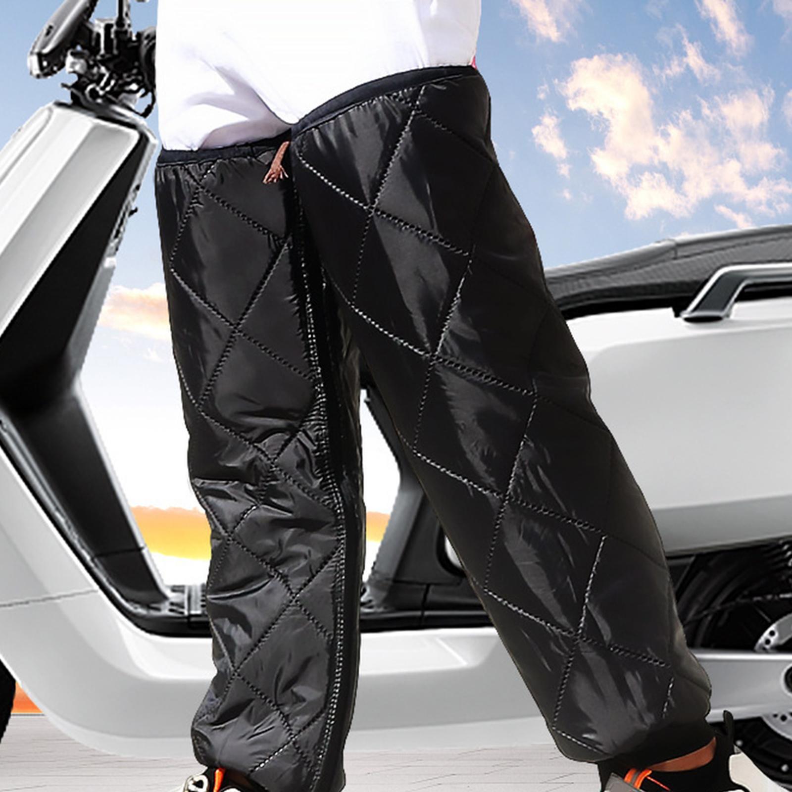 Warm Knee Pads Knee Guard Zipper Windproof Adjustable Thicken Long Leg Sleeves for Riding Motorcycle electric Vehicle Outdoor