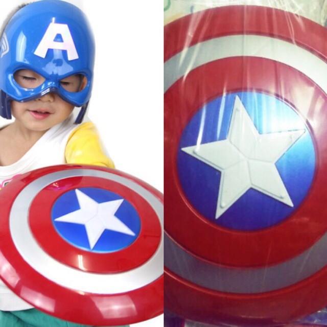 Đồ chơi khiên Đội trưởng Mỹ Captain America - Bộ mặt nạ + khiên Captain America