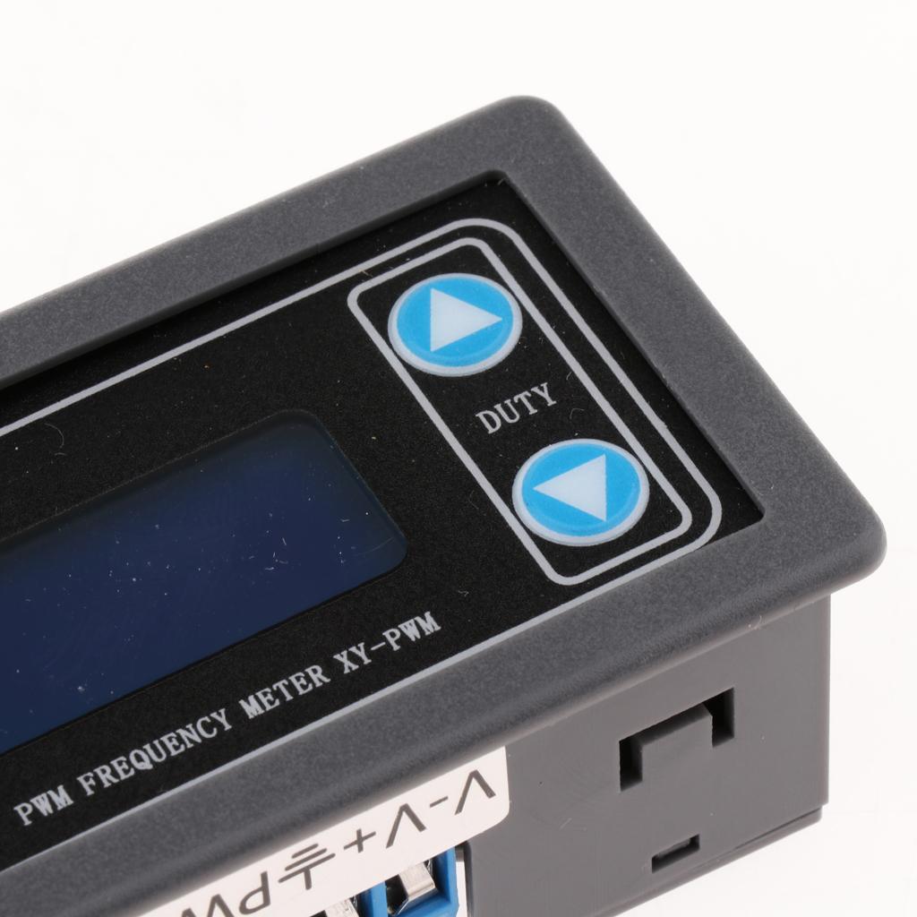 Premium PWM  Frequency Meter Adjustable Duty Ratio LCD Signal Generator
