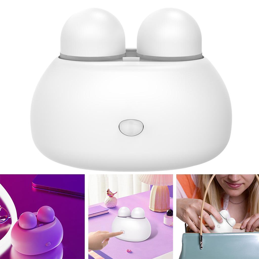 Cute Ultrasonic Contact Lens Cleaner Container Lens Washer AAA Battery