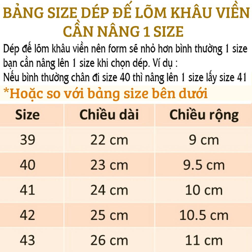 Dép Quai Kẹp Nam, Dép Xỏ Ngón Da Bò Đế May Viền Cao Cấp 65V30