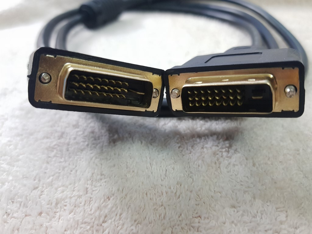Cáp 2 đầu DVI dài 1 MÉT RƯỠI - Cáp DVI to DVI - Hàng chính hãng