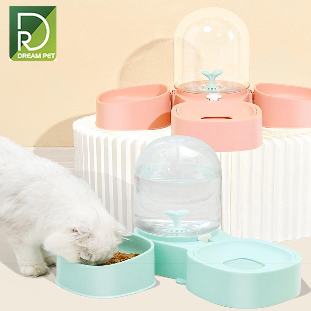 Bát Ăn Bình Cấp Nước Tự Động Cho Chó Mèo -Bát Ăn Cấp Nước Tự Động Cho Chó Mèo Dung Tích Lớn Mầm Cây