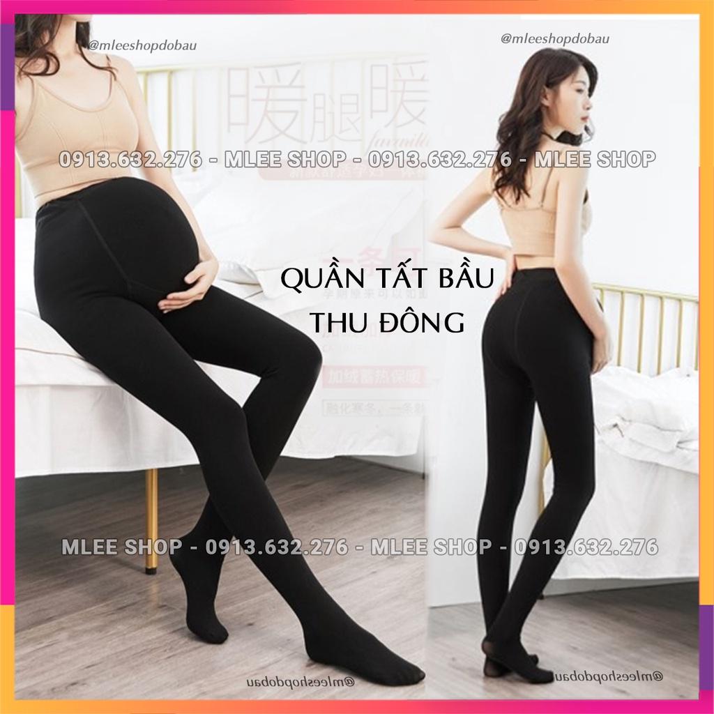 Quần Tất Bầu Thu Đông | Quần Tất Bà Bầu Loại Cả Bàn giữ nhiệt