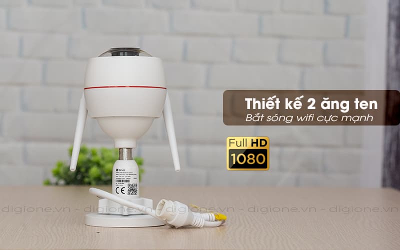 Camera Wifi EZVIZ ngoài trời C3X có màu ban đêm, báo động công nghệ AI - Hàng chính hãng