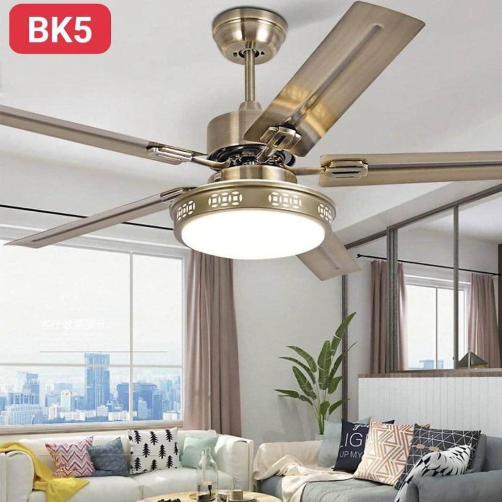 Quạt Trần 3 PHIÊN BẢN Lõi Đồng Full Gió, 3 hình thức Đèn LED, Có Điều Từ Xa, nguyên nhân DC 2D Gió