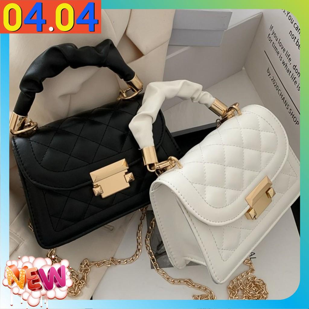 Túi Xách Nữ Thời Trang Túi Xách Mini Có Dây Đeo Chéo Quai Nhúm 19CM