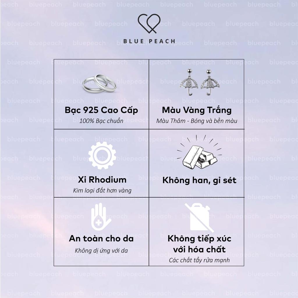 Nhẫn Đôi Bạc Blue Peach Xoắn Trơn V1 ND253