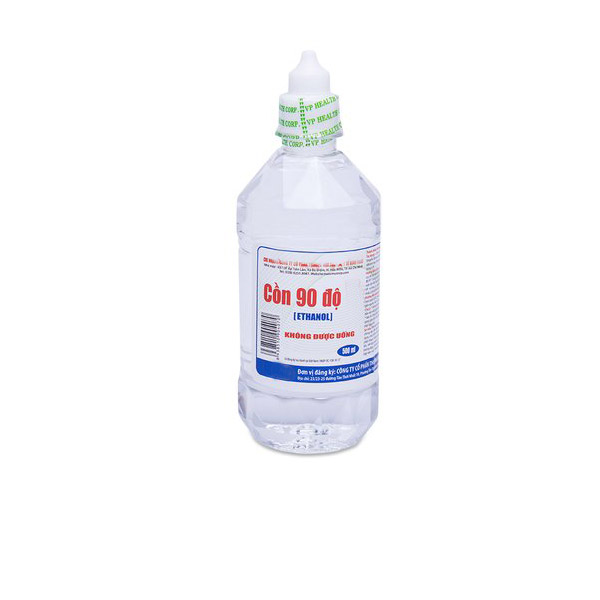 Cồn 90 Độ 500ml Sát Trùng, Vệ Sinh, Tiệt Trùng Bề Mặt Dụng Cụ