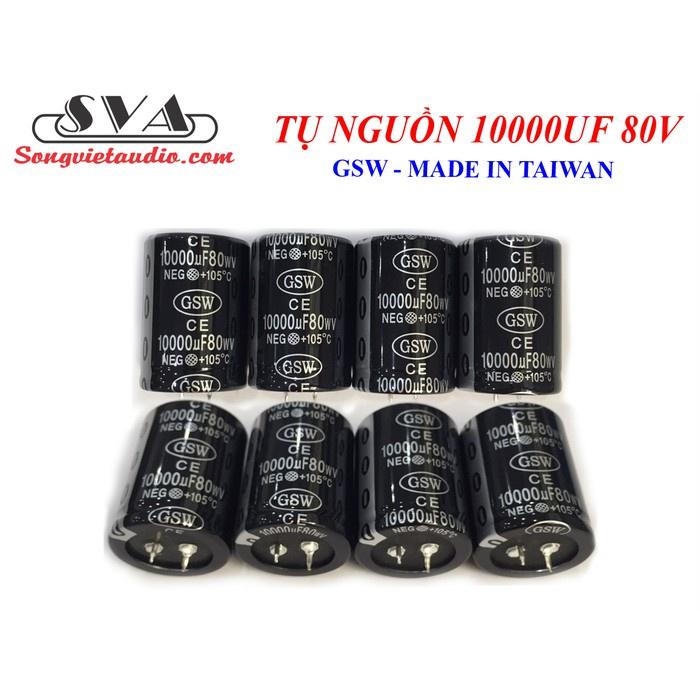 TỤ 80V 10000 uF HIỆU GSW - 1 TỤ