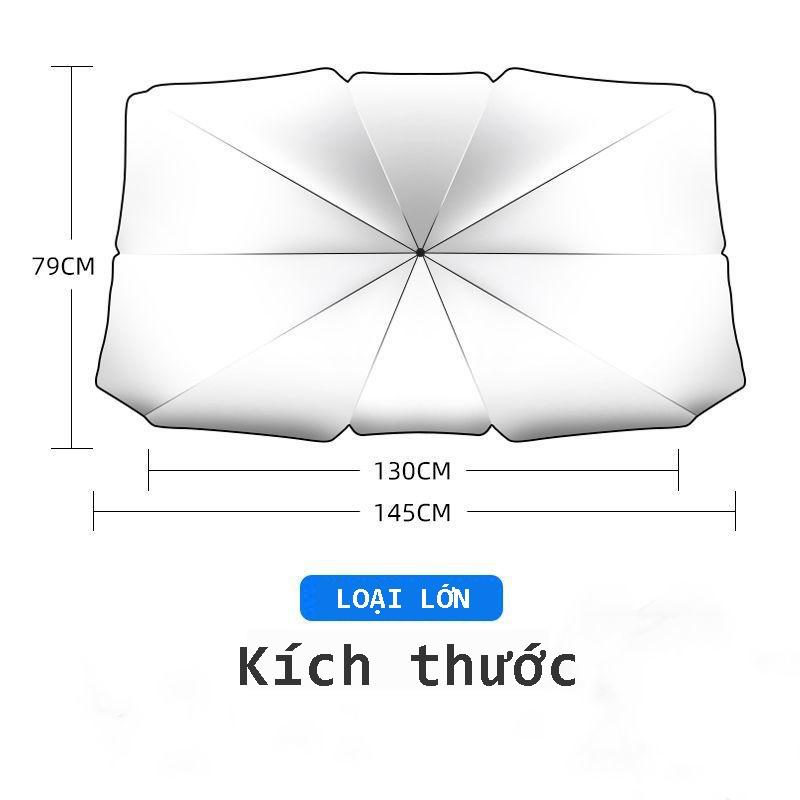 Hình ảnh Ô che nắng đa năng cho xe ô tô, xe hơi - Dù chống nắng kính lái, ngăn tia UV bảo vệ nội thất xe hơi ô tô cao cấp