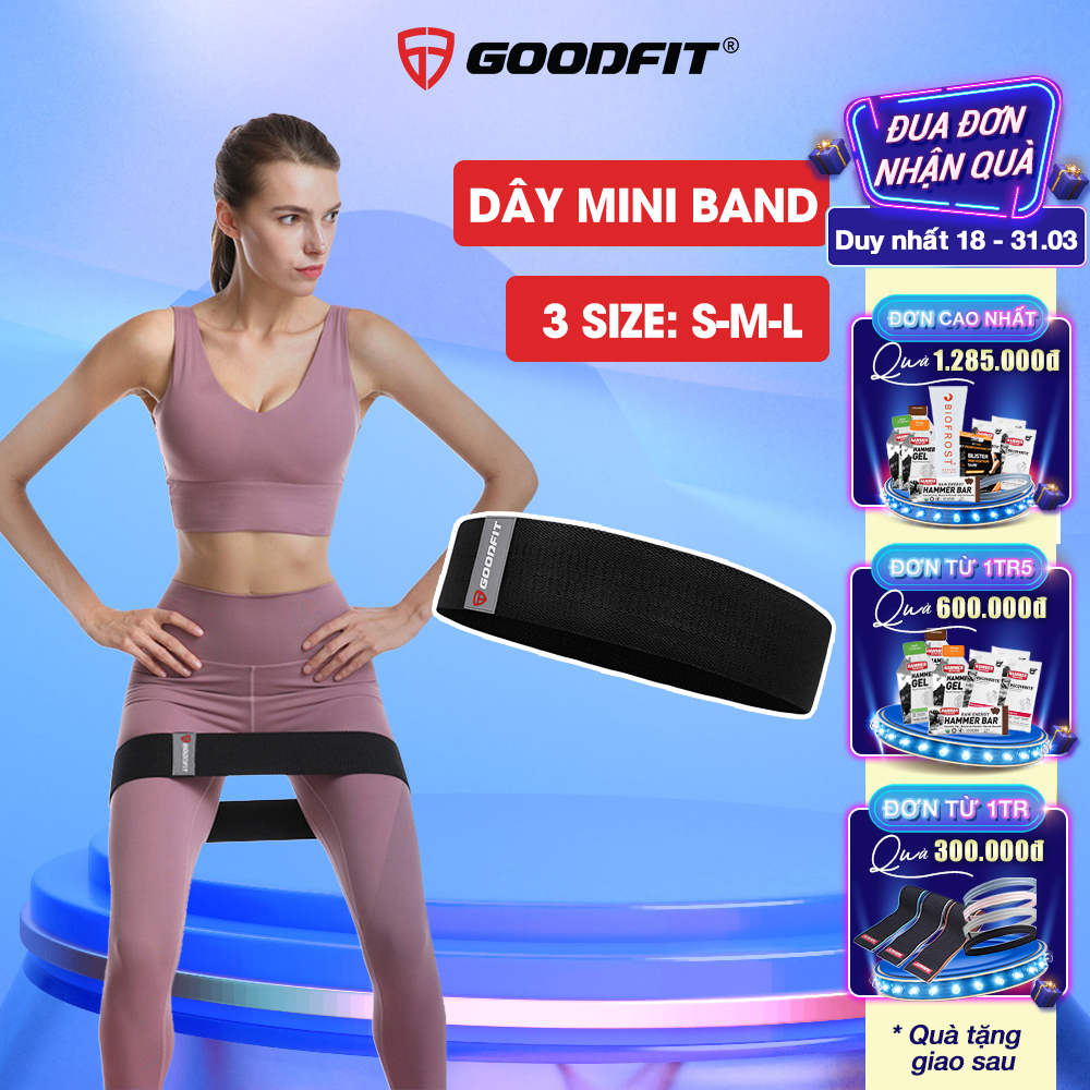 Dây mini band kháng lực tập gym, tập mông GoodFit GF912MB