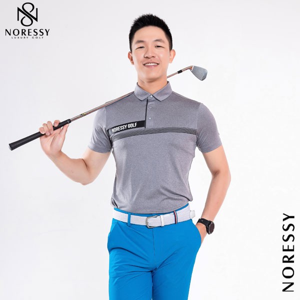 Áo golf Polo nam ngắn tay Noressy NRSPLM0012_GR