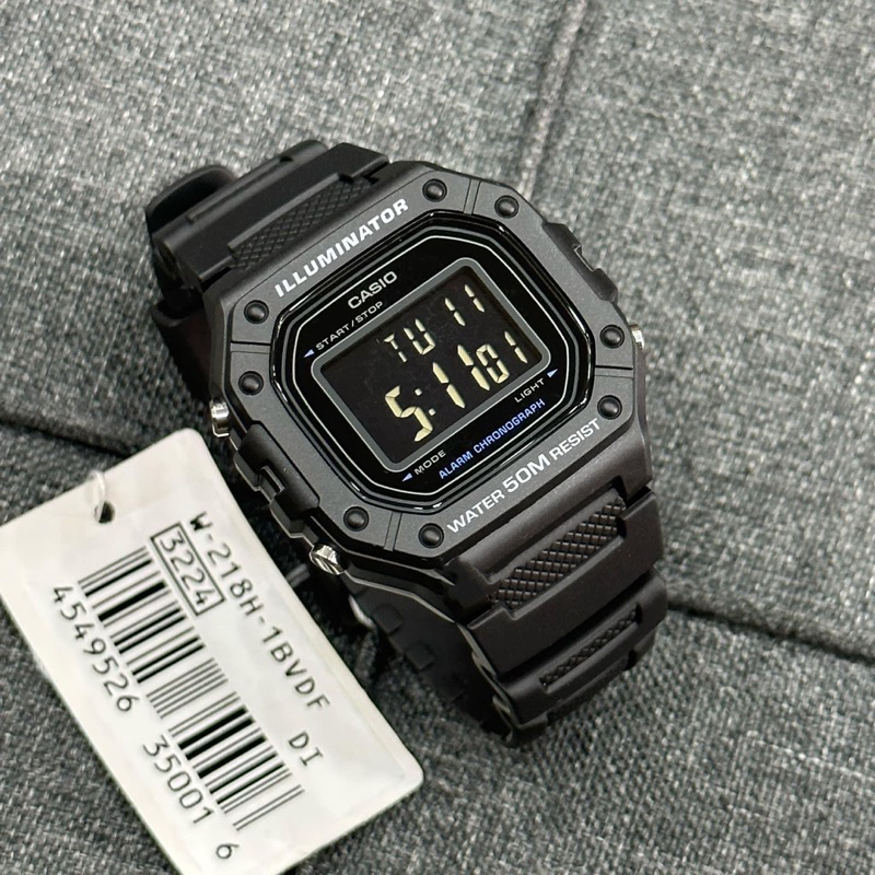 Đồng Hồ Casio Nam W-218H-1BV Chính Hãng