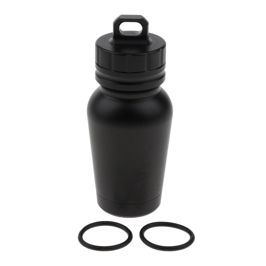 Outdoor Storage Container Case Pillbox Keyring Carry Cash Capsule