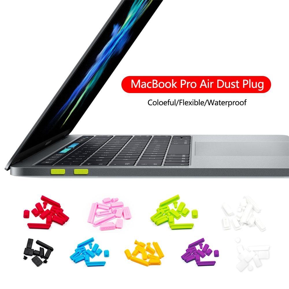 Nút Cắm Chống Bụi Nhiều Màu Cho MacBook Air Pro 13 13.6 15 16 inch 2020 2019 2018 M1 M2 A2681 A2337 A2338 A2179 A2251 A2289 A2141 A2159 A1707 A1706