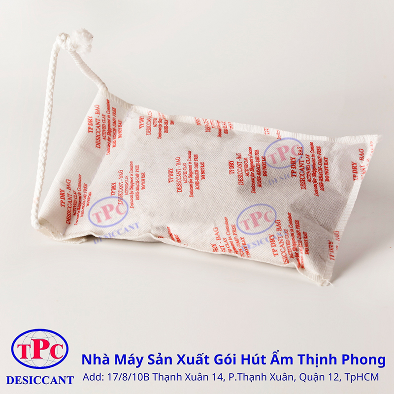 Hàng CHính Hảng - Hút Ẩm Túi Clay 200-500gram vải đỏ dây treo