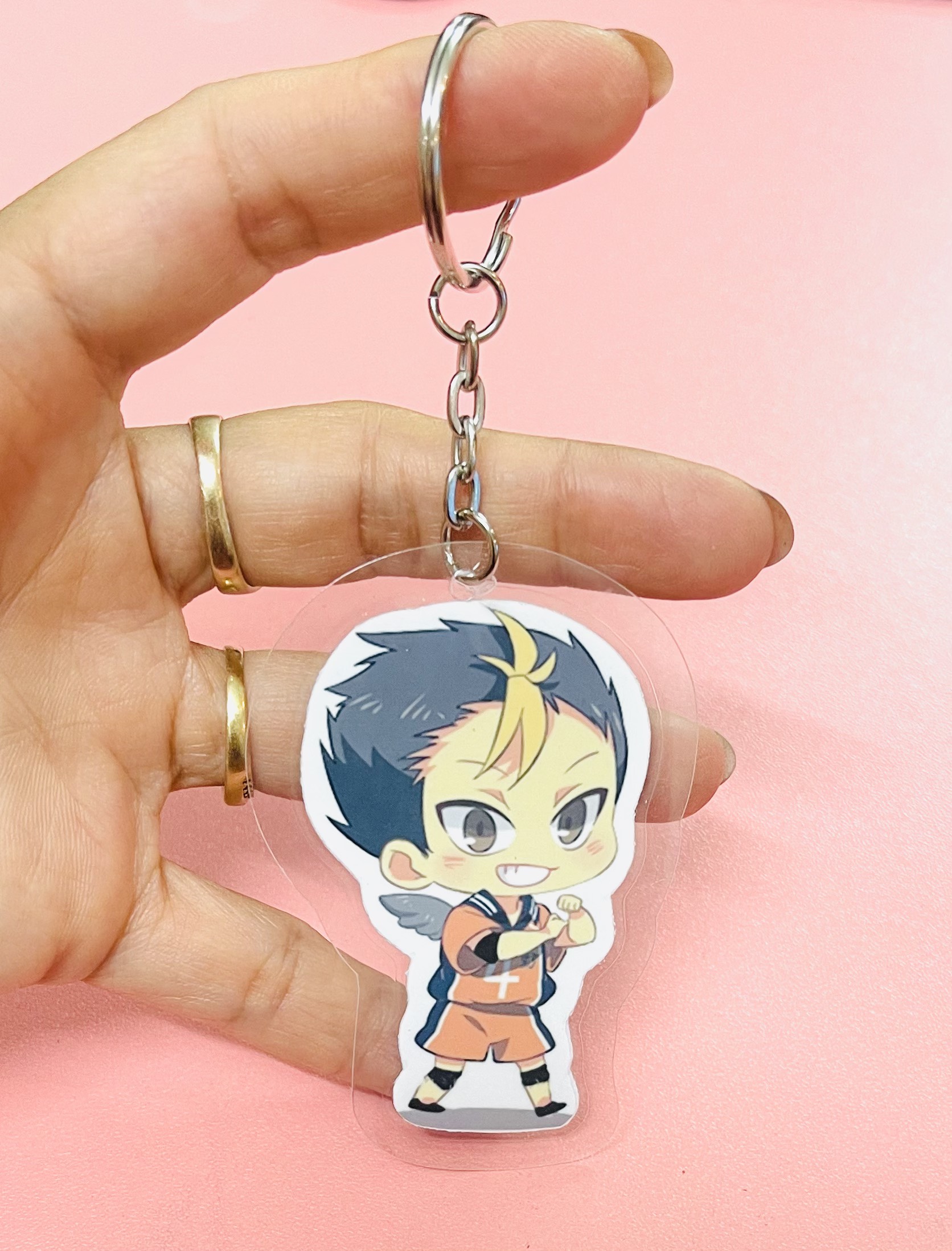 Set 8 Móc khóa cắt tỉa Haikyuu