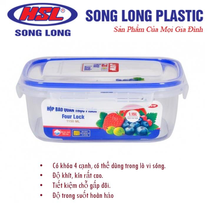 Combo 6 Set 3 hộp trữ đồ đông lạnh - hộp nhựa Song Long - br00315