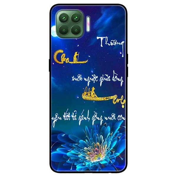 Ốp lưng dành cho Oppo A53 - A93  - mẫu Mẫu Đơn Cha Mẹ