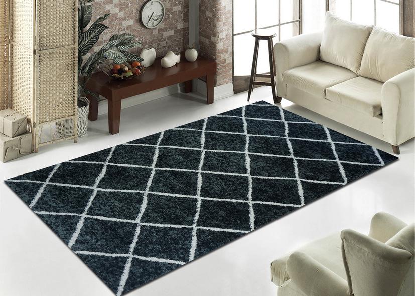 Thảm Sợi Ngắn le_8887a_black_80x150