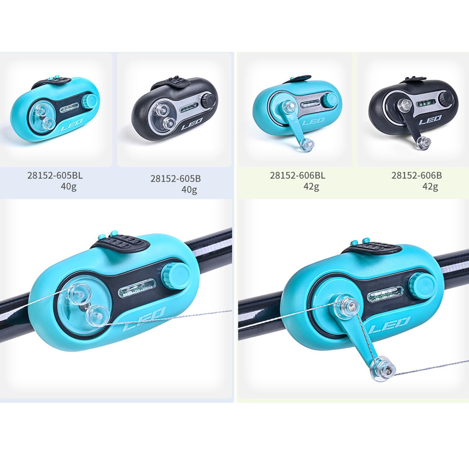 Waterproof Fishing Bite  with Sound LED Indicator  Blue Turntable