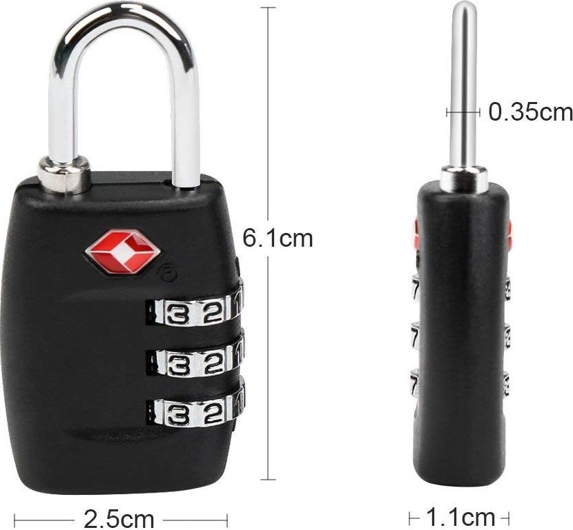 Ổ Khóa Số TSA Cho Vali Du Lịch