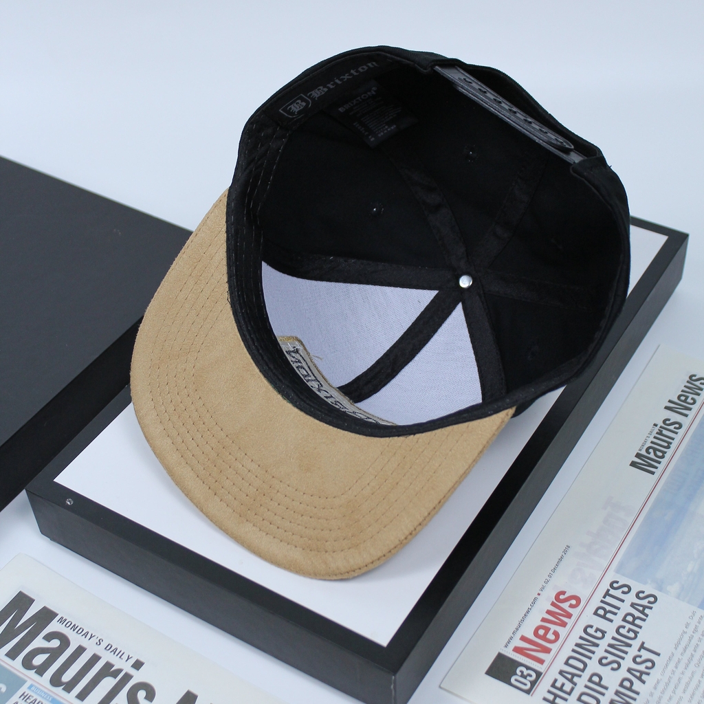 (NEW) Mũ hiphop, nón snapback Brixton vải kaki phối lưới form chuẩn thời trang đường phố (Ảnh thật)