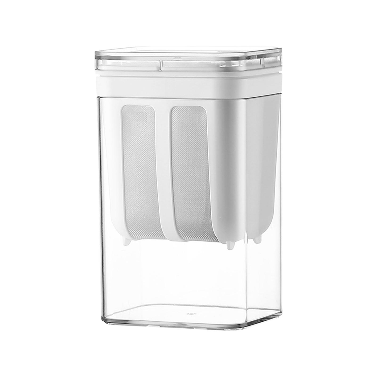 Yogurt Strainer Maker Food Strainer Household 1100ml Reusable Yogurt Filter,Juice Filter Soya Bean Milk Filter Cup for Picnic