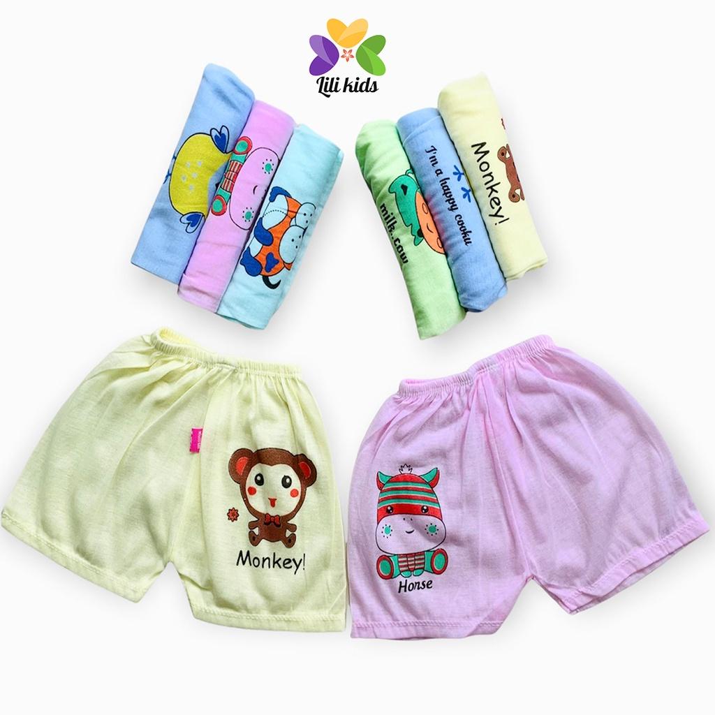 Quần Chục Đùi LILI.KIDS Quần Cotton Carter Cộc Mùa Hè Cho Bé Trai Bé Gái QC03