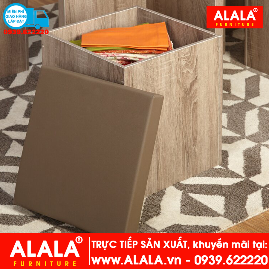 Bộ bàn ăn ALALA941 gỗ HMR chống nước - ww.ALALA.vn - 0939.622220