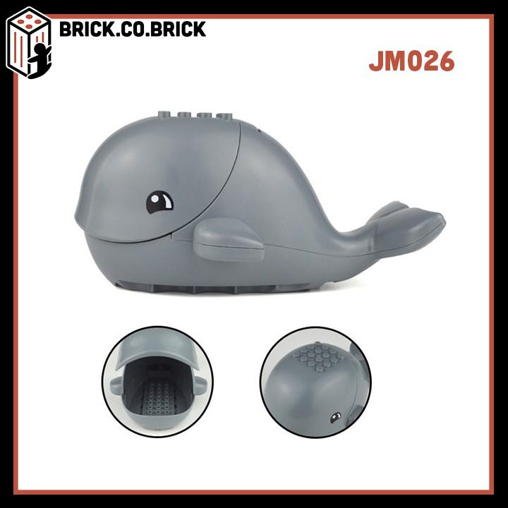 Đồ chơi Lắp ráp Mô hình Động vật Cá voi biển Whale JM025-026 - JM025