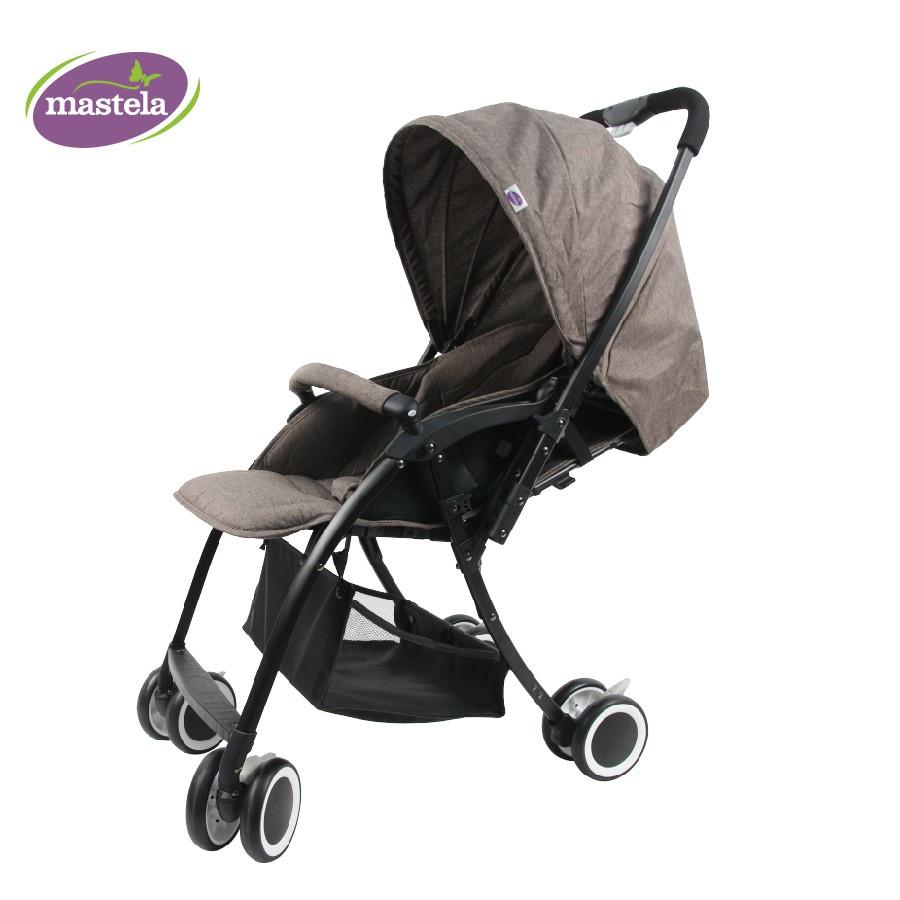 Xe đẩy gấp gọn cho bé Mastela Premium T05S - Xe đẩy em bé sơ sinh 2 chiều khung aluminium cao cấp bảo hành 12 tháng