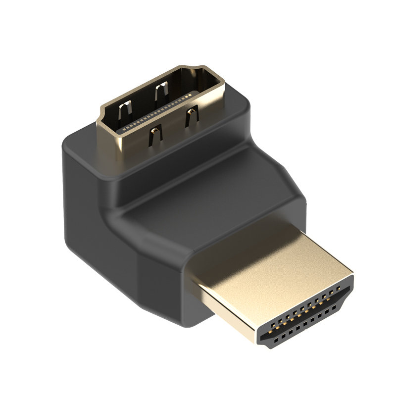 Đầu nối HDMI vuông góc 90 độ Vention 1 đực 1 cái - Hàng chính hãng