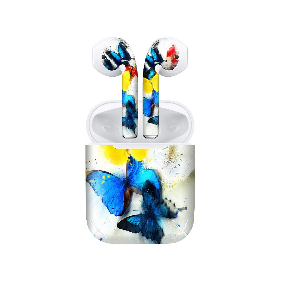 Miếng dán skin chống bẩn cho tai nghe AirPods in hình Thiên nhiên - tnx012