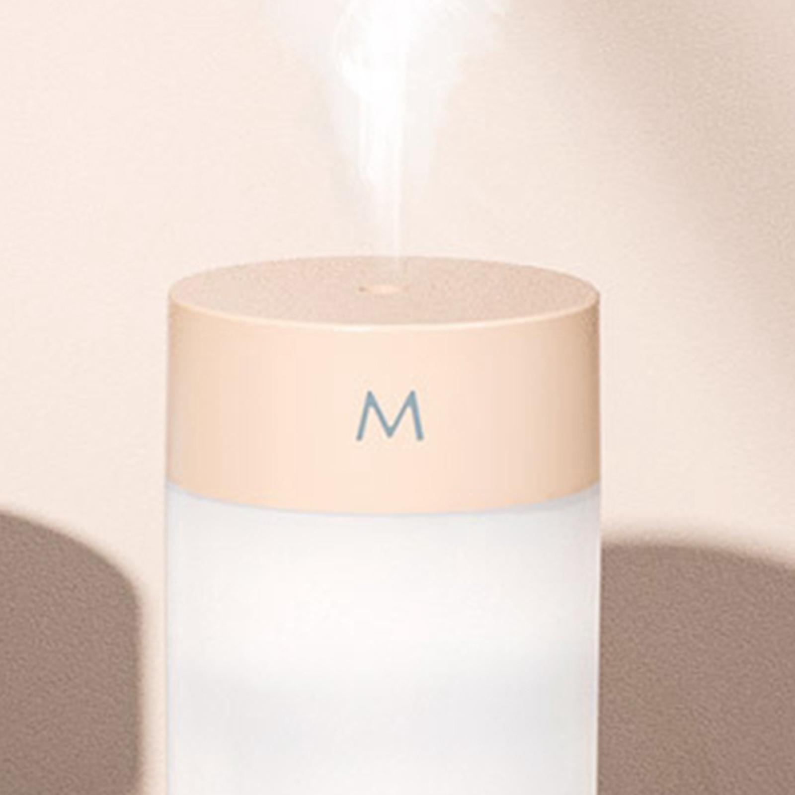 260ml Air Humidifier Ultrasonic Quiet Cool Mist Humidifier with Night Light, USB Desktop Humidifier Waterless Auto Shut-Off,for Home Office Travel