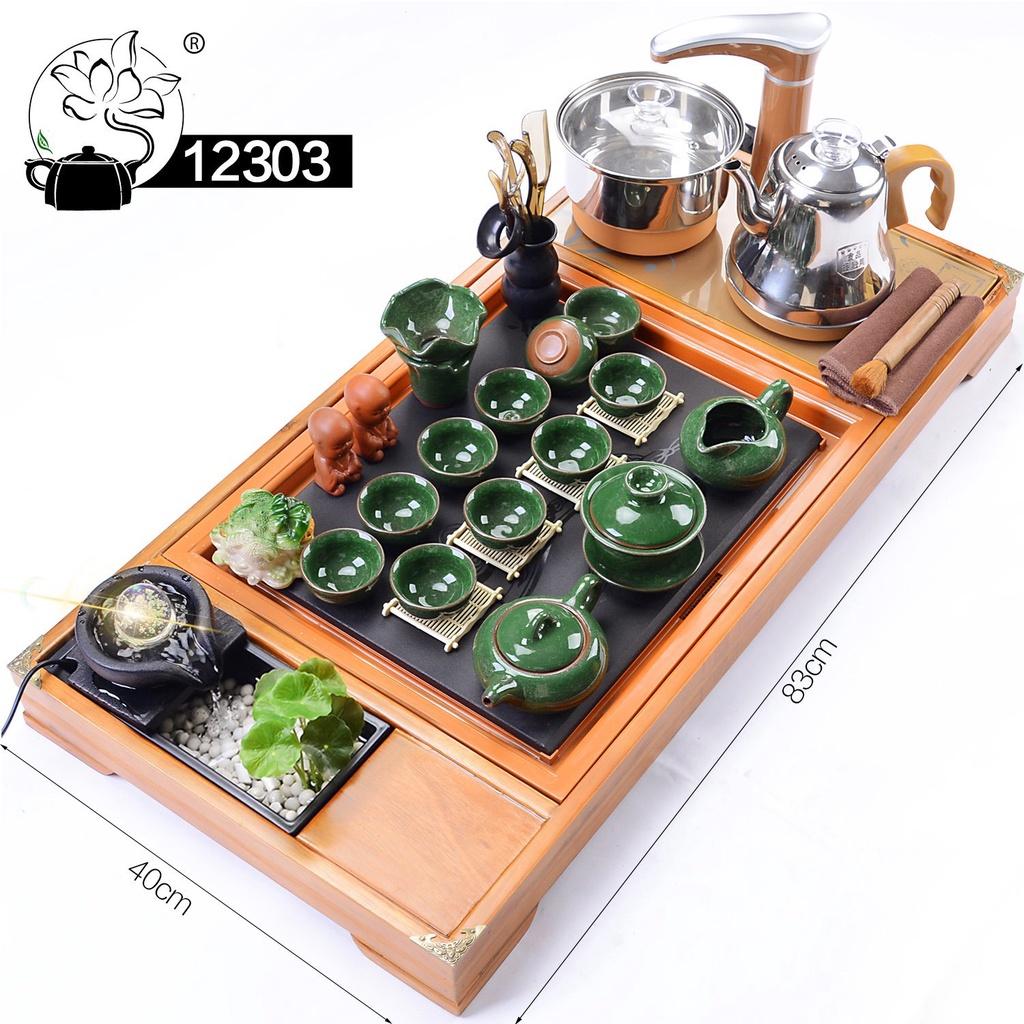 Bàn trà điện mã 123 gỗ thông - bàn trà điện thông minh đa năng - bảo hành 12 tháng - làm quà tặng, quà biếu lịch sự, sang trọng, ý nghĩa.
