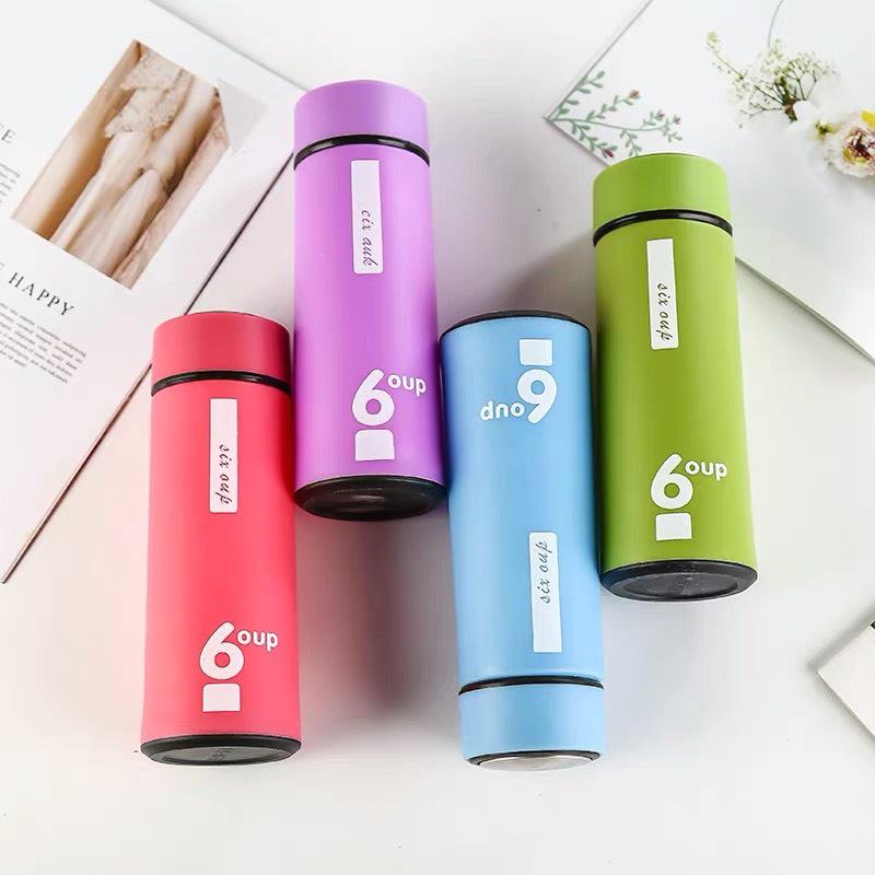 Bình Nước Thủy Tinh 450ml Có Bọc Nhựa Chống Nóng,An Toàn