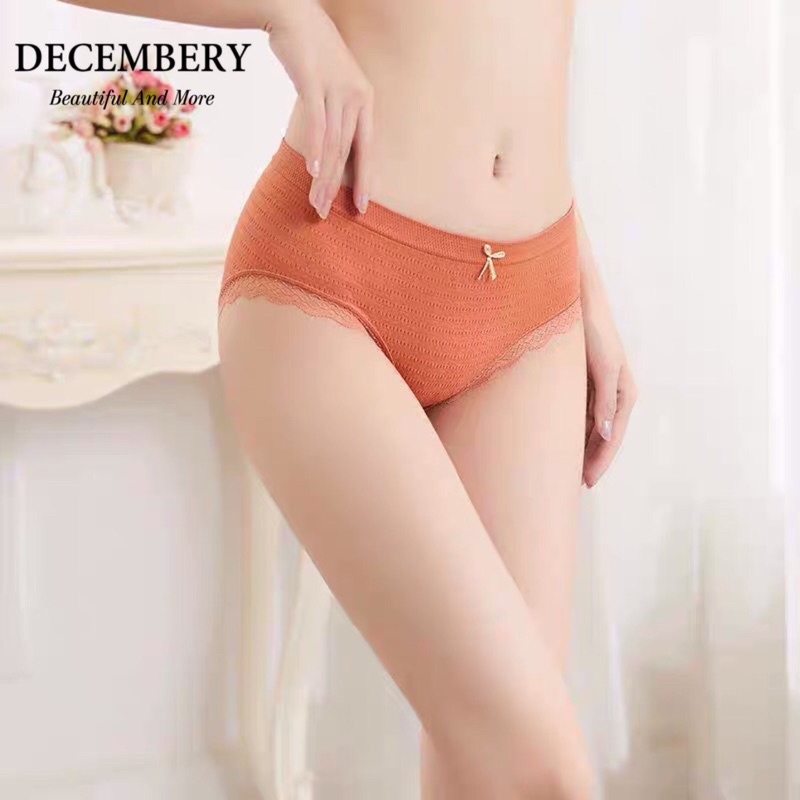 Bộ 10 Quần Lót Decembery Cotton Thoáng Khí