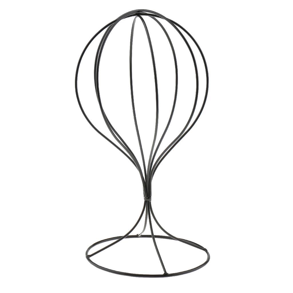 6Pcs Metal Hat Holder Hair Wigs Rack Stand Round Base Tool for Shop Home