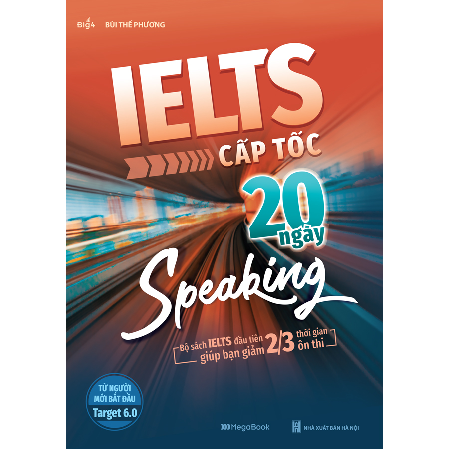 Combo 4 Cuốn Ielts Cấp Tốc - 20 Ngày Listening, Speaking, Reading, Writing